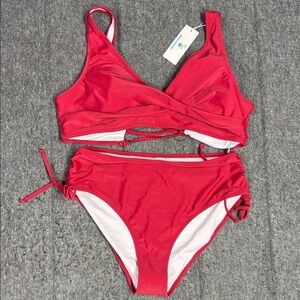 Beachsissi Chic Maroon Bikini Set